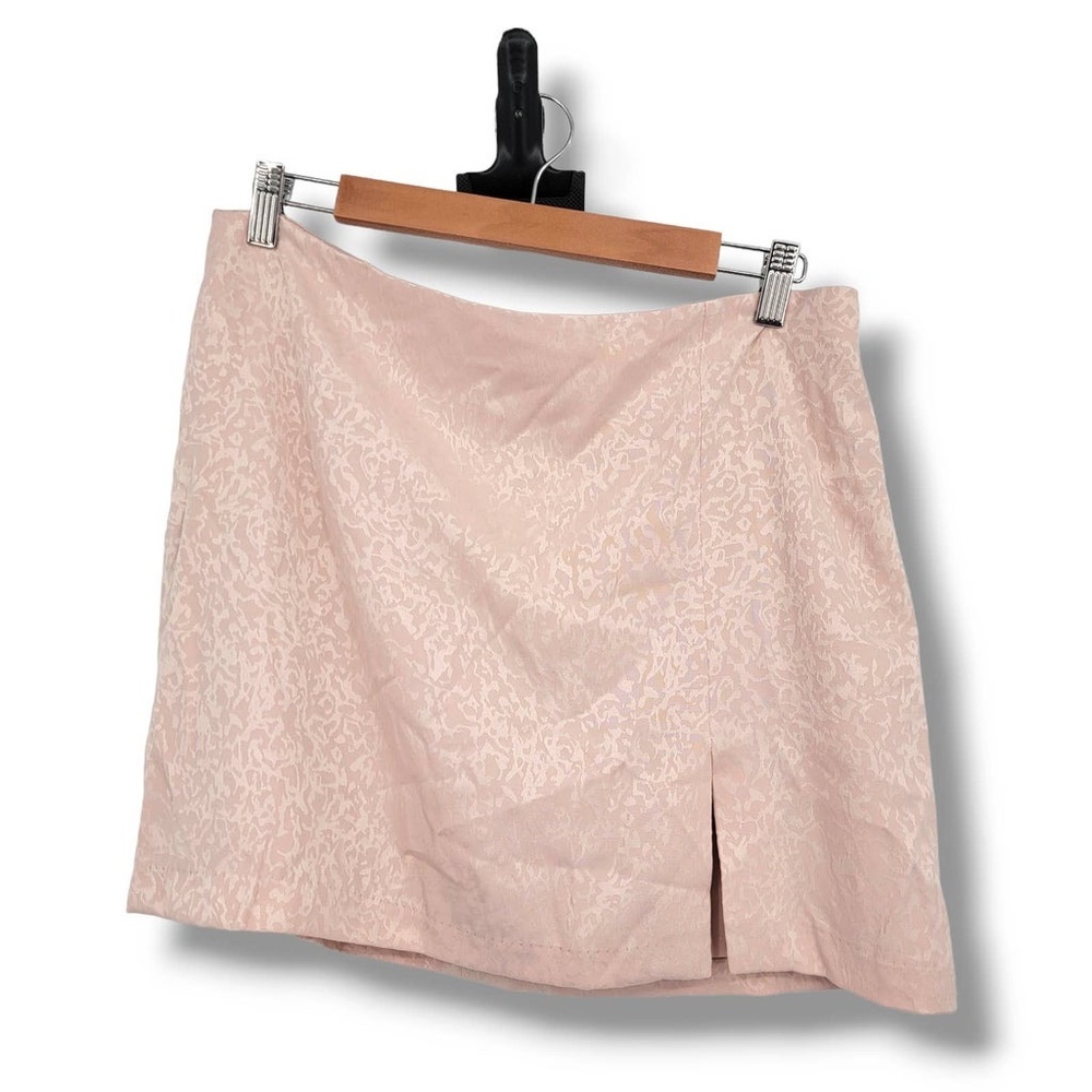 House Of Harlow 1960 Women's Patterned Mini Skirt With Small Slit Size Medium